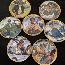 John Wayne Plates By Franklin Mint