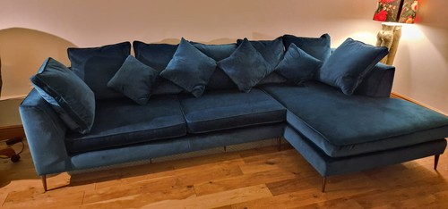 Denelli italia teal sofa - italia,