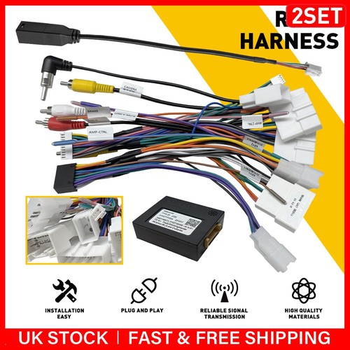 2pcs radio wiring harness - harness, kit