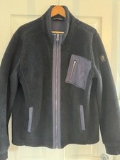Belstaff Herne Pile Navy Blue Fleece Jacket XXL  54