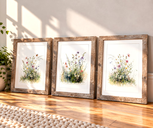 Meadow flowers watercolour set - meadow,