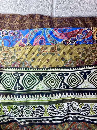 Vintage silk fashion - vintage, scarves