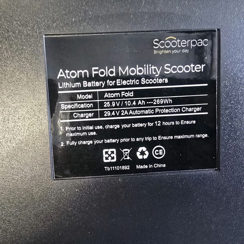 Scooterpac atom fold - atom,