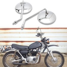 Chrome Motorcycle Rearview Mirror 10mm For Honda CT90 SL350 XL250 ST90 S90 CB100
