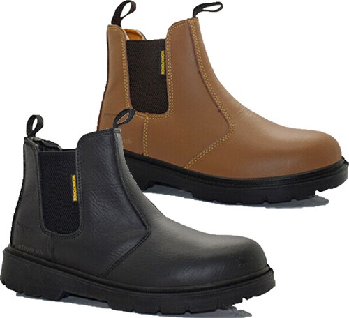 Mens leather chelsea safety - leather,
