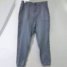 Ex M&S Ladies Joggers Slim Fit Cotton Stretch Trousers Jogging Bottoms Size 18 L