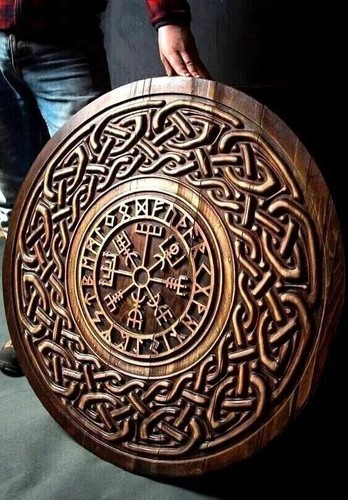 Viking shield norse - viking, 24"