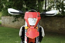 Ktm white hand guards exc - ktm,