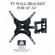 TV Wall Bracket Mount Tilt Swivel for Samsung Sony LG 32 37 40 42 43 50 55 inch