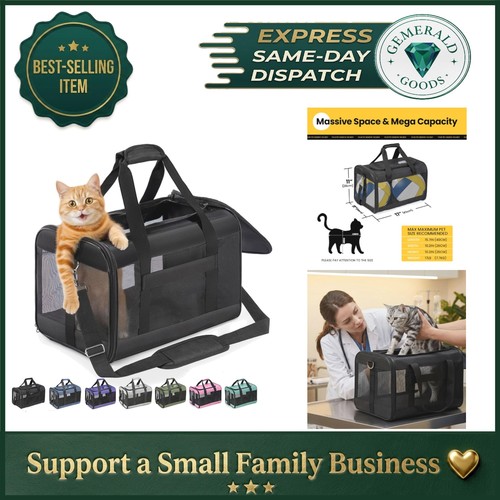 Soft sided pet carrier - soft-sided, for