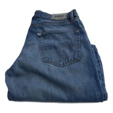 Hugo Boss Montana Jeans Relaxed Straight Waist 36 Leg 30 W36 L30 Zip Fly (Q7830)