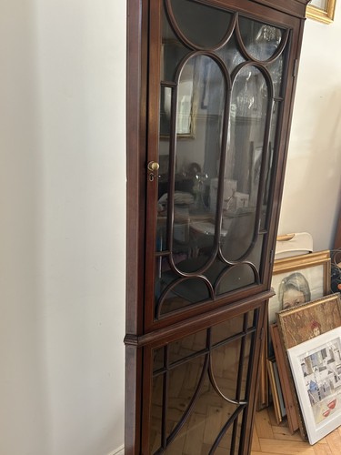 Antique corner display cabinet - corner,