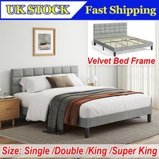 Morden Bed Frame Velvet