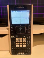 Texas Instruments TI-Nspire CX Graphing Calculator with charging cable