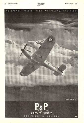 1941 miles master monoplane - miles,