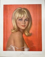 Diane Original Print from the 1970s by Artist Walter Lambert - J H Lynch Shabner