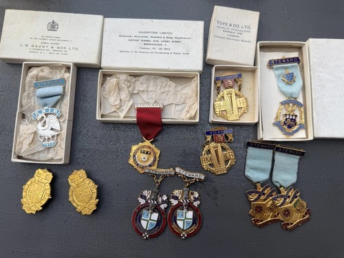 Job lot vintage masonic - lot,