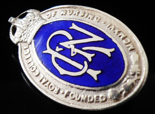 Sterling silver nursing - sterling, badge
