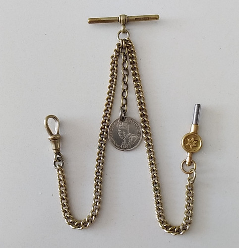 Antique double albert pocket - double,