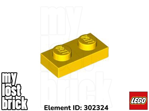 Lego part 3023 - lego, 1x2