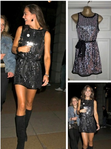Oasis vintage gunmetal sequin - vintage,