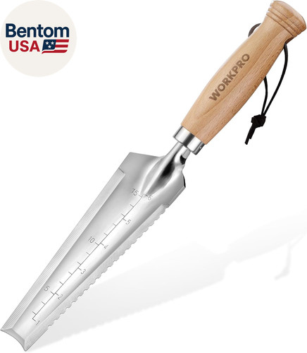 Garden trowel with wood - trowel,