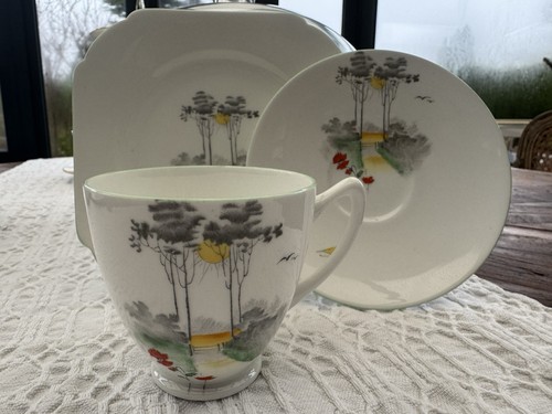 Beautiful shelley tea set - tea,