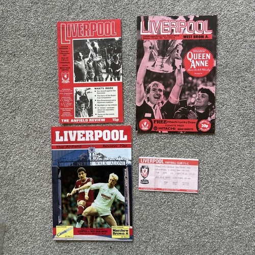 Liverpool football programmes - liverpool,