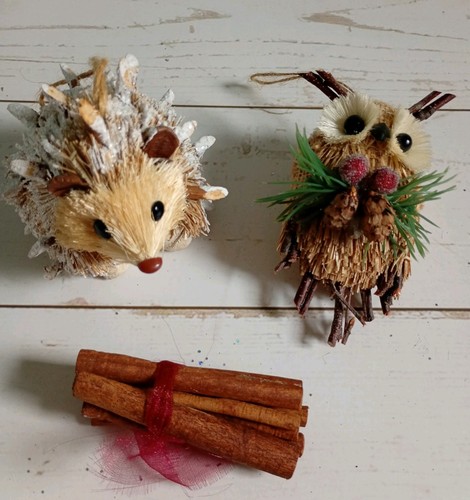 Two woodland animals - animals, christmas