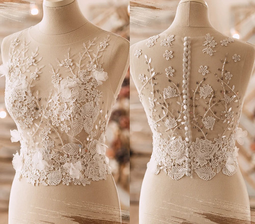 Elegant wedding jacket lace - jacket, 3d