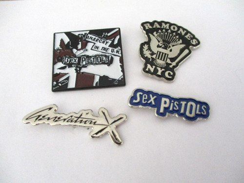 Punk metal badge - 4,