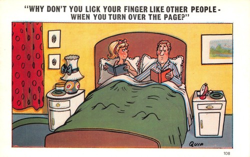 Sapphire comic postcard - comic, no