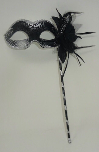 Black silver flower venetian - &,
