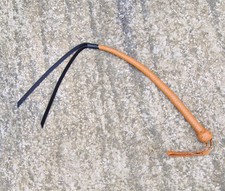 Brown cowhide leather handle - cowhide,