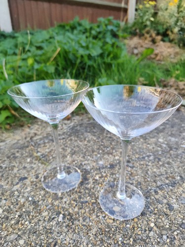 Two delicate tall transperant - delicate,