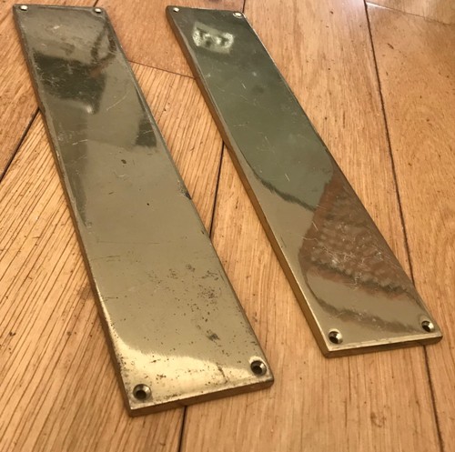 Vintage brass door - brass,
