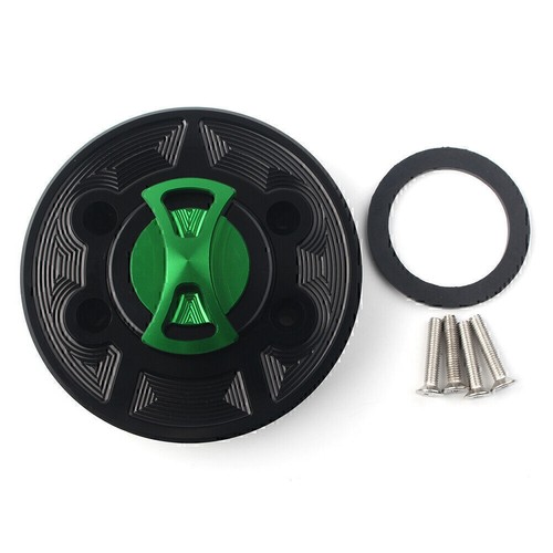 Green fuel gas tank cap - gas,