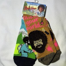 Bob Ross Low Cut Socks 2 Pair