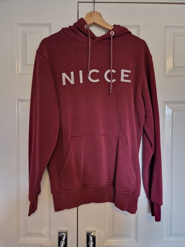 Nicce burgundy hoodie small - hoodie,,