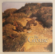 The Grouse Artists' Impressions game shooting sporting art book Simon Gudgeon HB