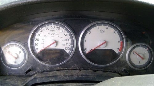 Speedometer cluster silver - speedometer,