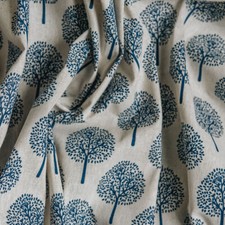 Navy Blue Tree Print on