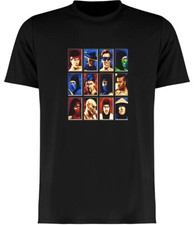 Mortal Kombat II Genesis Character Select Classic Black T-Shirt