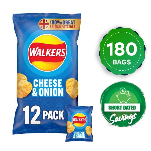 Walkers crisps cheese onion - walkers,