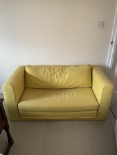 IKEA Askeby 2-Seater Sofa Bed Yellow (used)