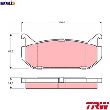 BRAKE PAD SET DISC BRAKE