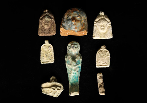 Ancient egyptian faience - egyptian,