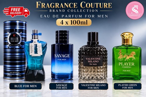 4x100ml men eau parfum - men’s,