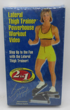 BRENDA DYGRAF - LATERAL THIGH TRAINER POWERHOUSE WORKOUT VHS VIDEO 2 IN 1 CARDIO