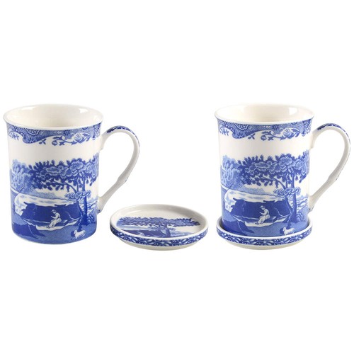 Spode blue italian mug - blue, &